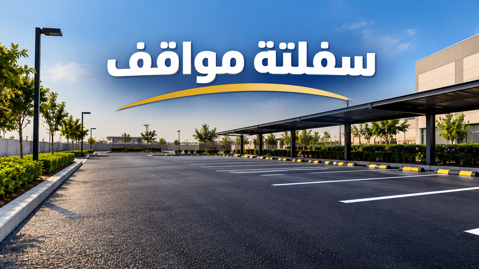سفلتة مواقف سيارات وأعمال اسفلت